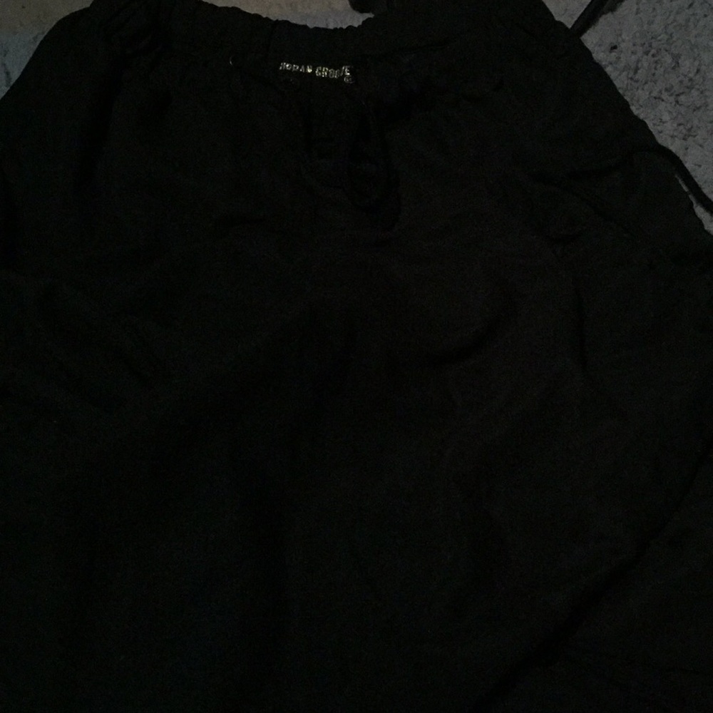 Black baggie pants